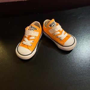 Orange Converse Toddler Size 4